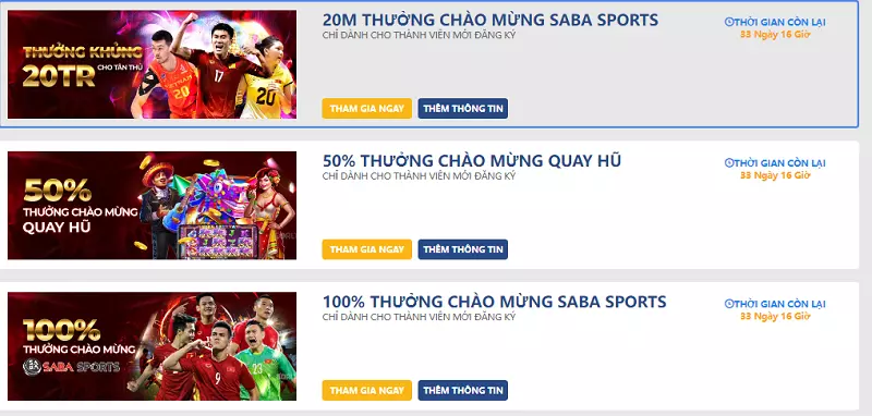 Khuyến mãi đặc biệt dành cho game thủ Abc8 - Abc8